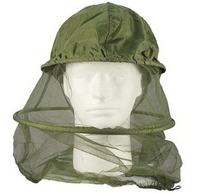 Trespass Mosquito Head Net Insect Protector Cover Head to Neck Black 6T